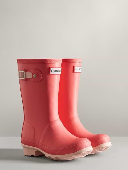 Kids pink cheap hunter boots