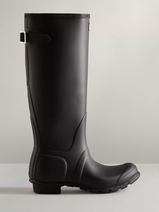 Matte black shop hunter rain boots