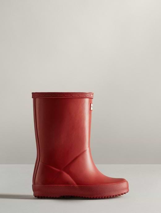 toddler hunter boots red