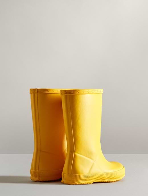 Yellow hunter on sale wellies size 5