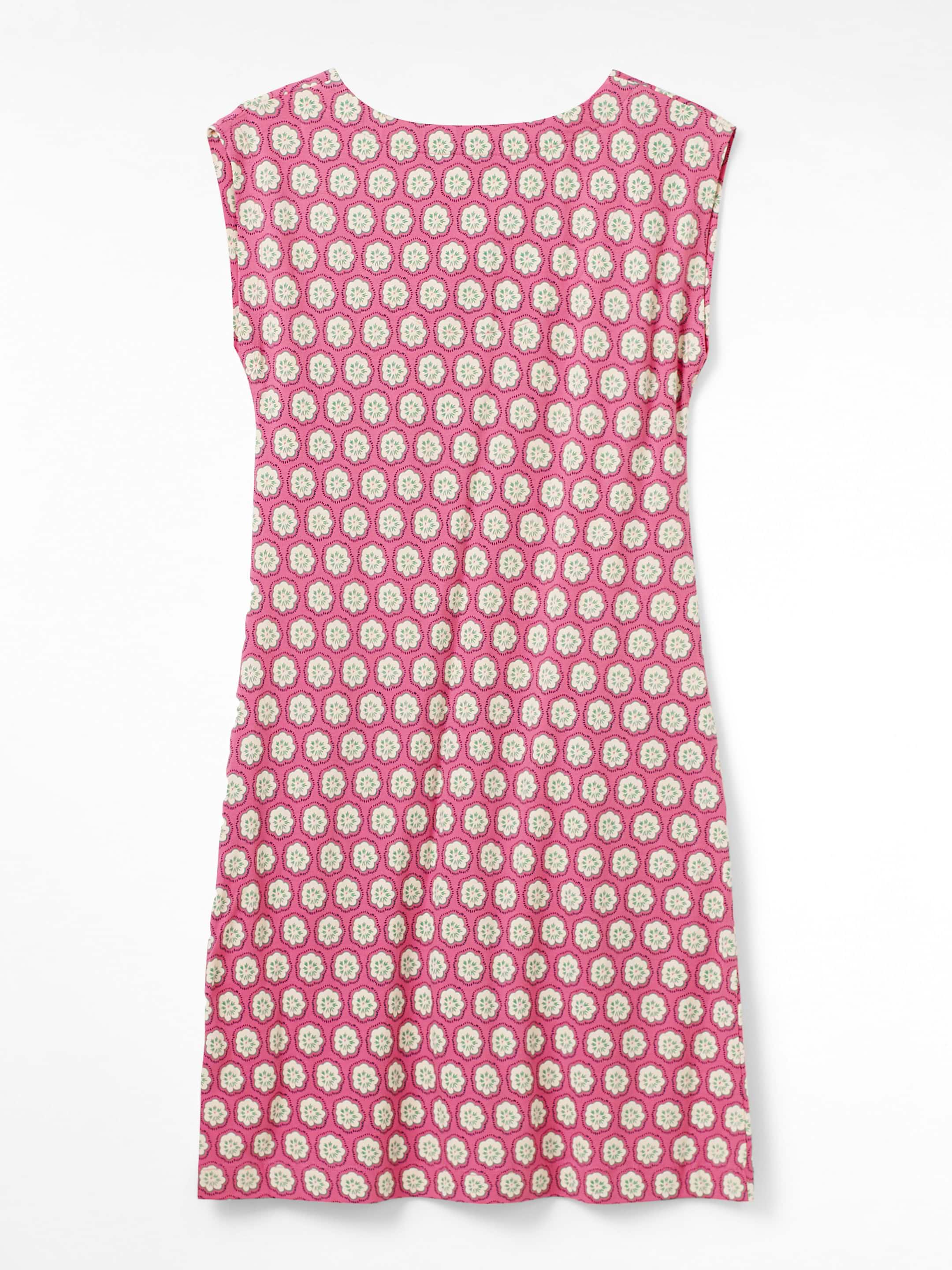 White Stuff Lena Fairtrade Dress Hot Pink