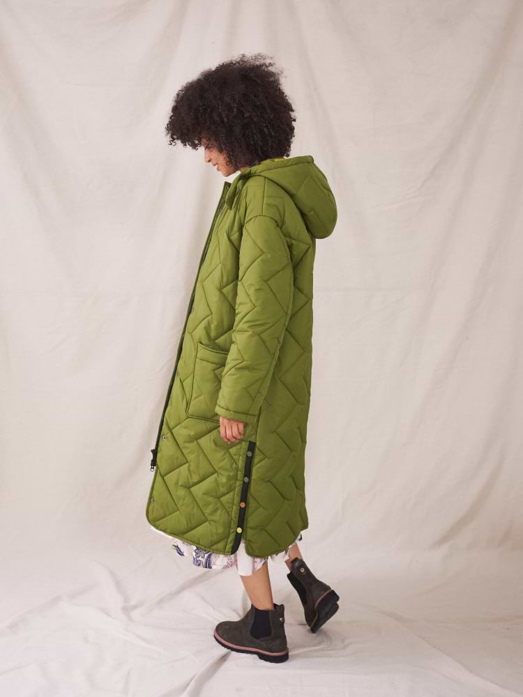 White stuff shop green coat