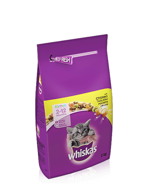 Whiskas dry cheap cat food kitten