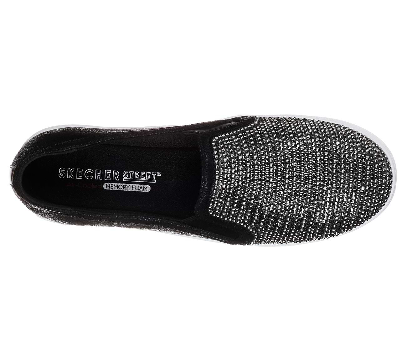 Skechers double up outlet shiny dancer black