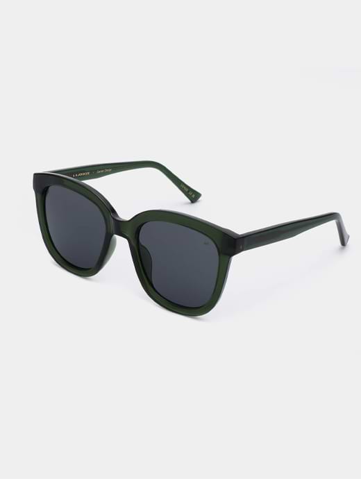 A.Kjaerbede Billy Sunglasses Dark Green Transparent
