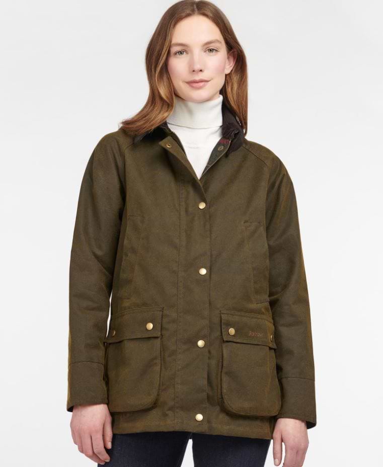 Barbour Acorn Wax Jacket Olive Griggs