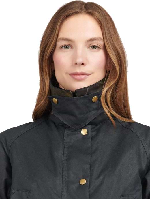 Barbour acorn sales wax jacket navy