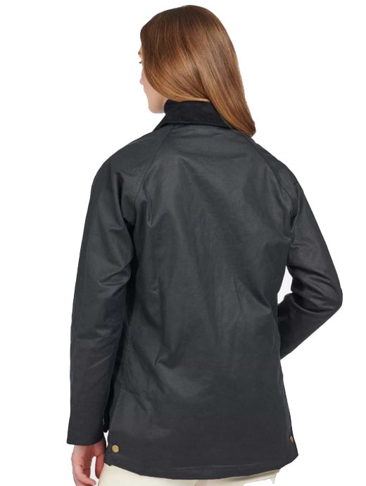 Barbour acorn wax shop jacket navy