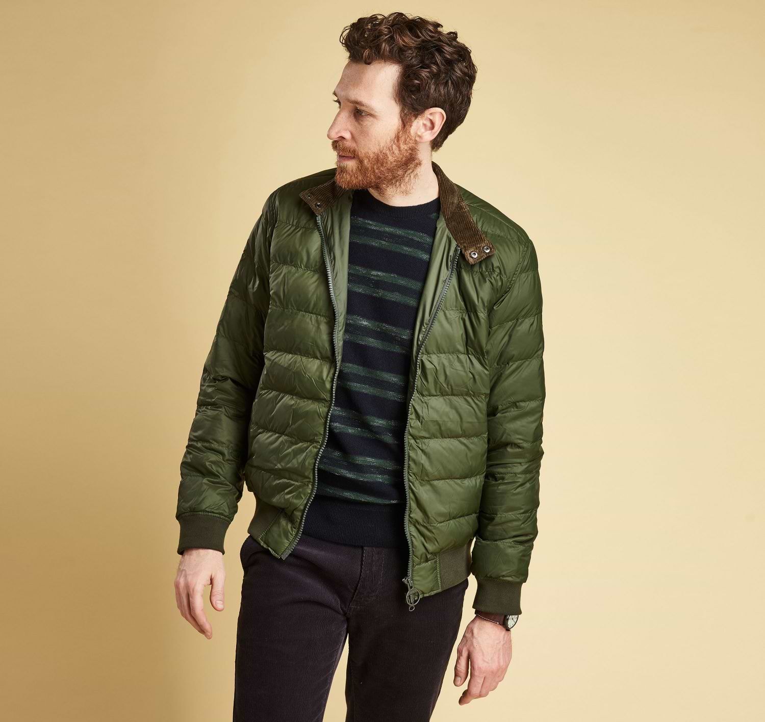 Barbour Aviso Quilted Jacket Duffle Bag Green Griggs
