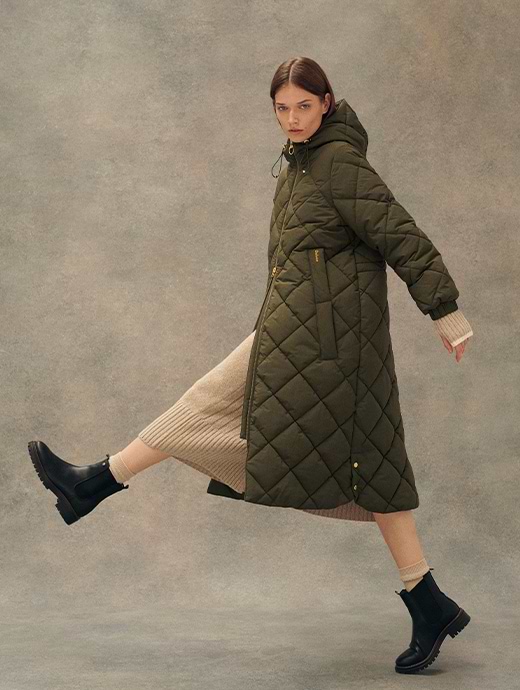 Barbour Women s Mosswood Quilted Jacket Olive