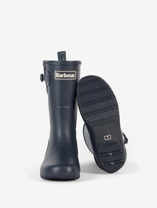 Barbour wellies kids navy 2025