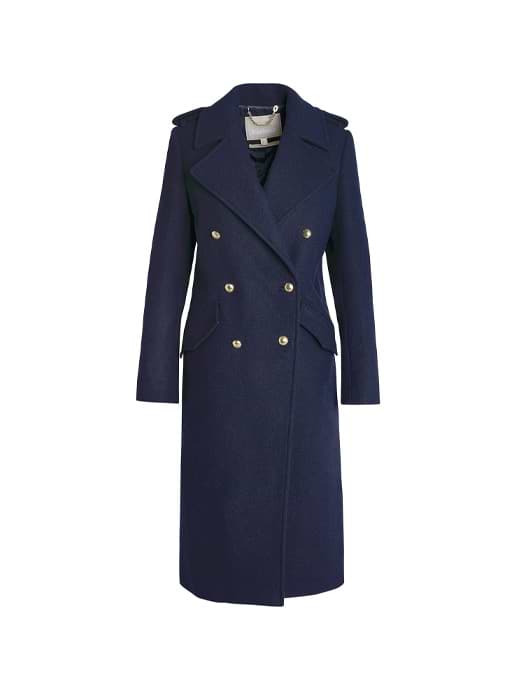 Barbour wool shop jacket womens Blue