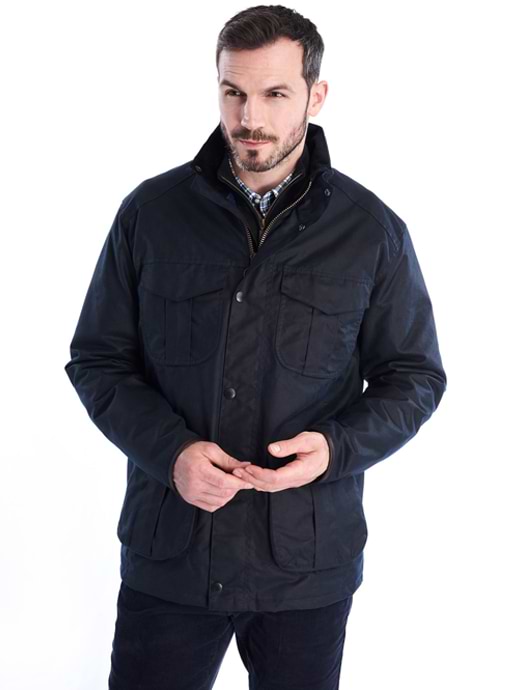 Barbour Men s Latrigg Waxed Jacket Navy