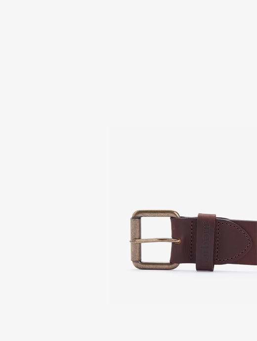 Barbour matt leather belt hot sale
