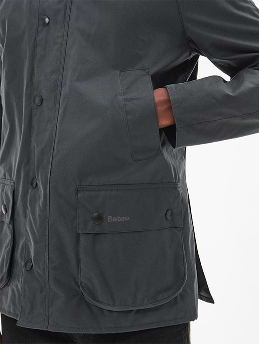 Barbour wax deals jacket Grey