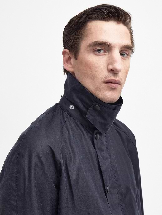 Barbour lifestyle ashby waxed cotton field jacket sales