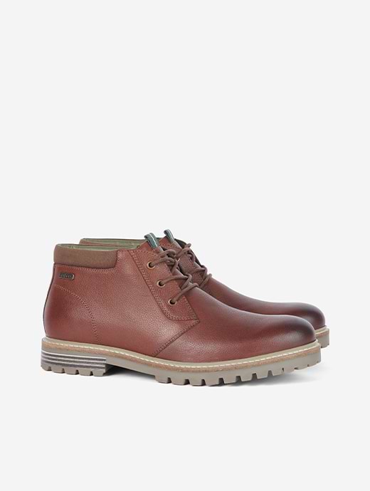 Barbour burghley boots chestnut on sale