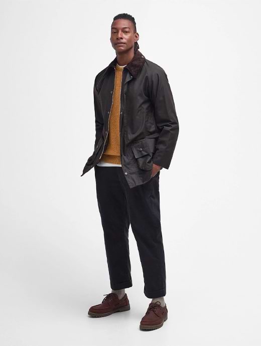 Barbour Men s Classic Beaufort Wax Jacket Olive