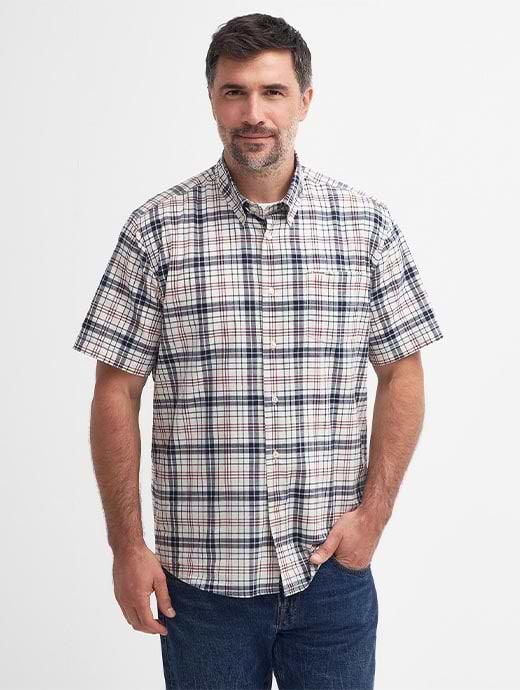 Barbour regular sales fit shirt