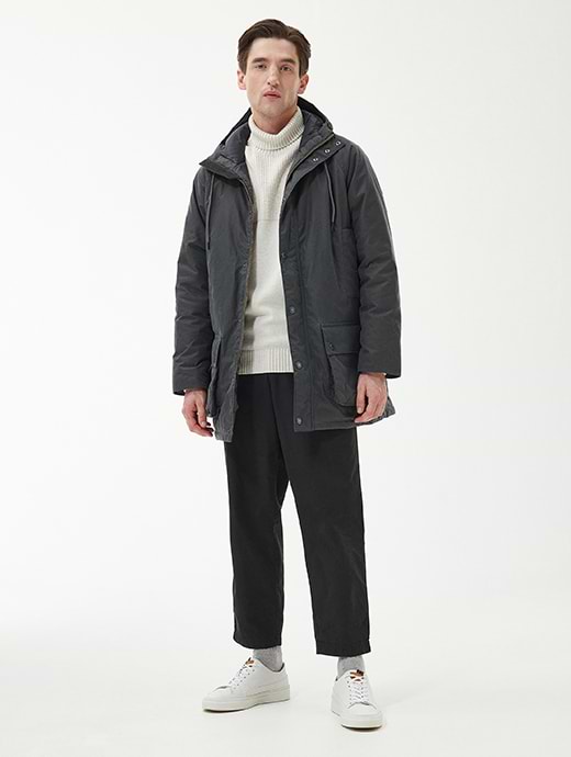 Barbour mens hooded cheap wax jacket