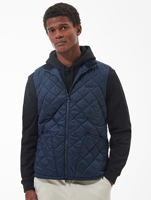 Barbour gilets mens Silver new arrivals