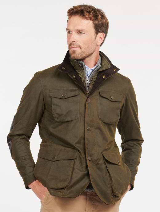 Barbour blazer mens Silver on sale