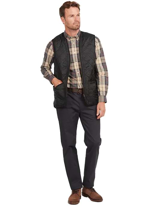 Barbour waistcoats Black on sale