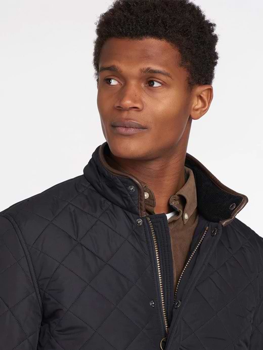 Barbour Men's Powell Quilted Jacket Navy