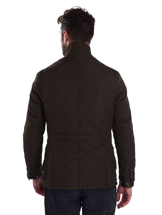 Barbour Quilted Lutz Jacket Olive | Griggs
