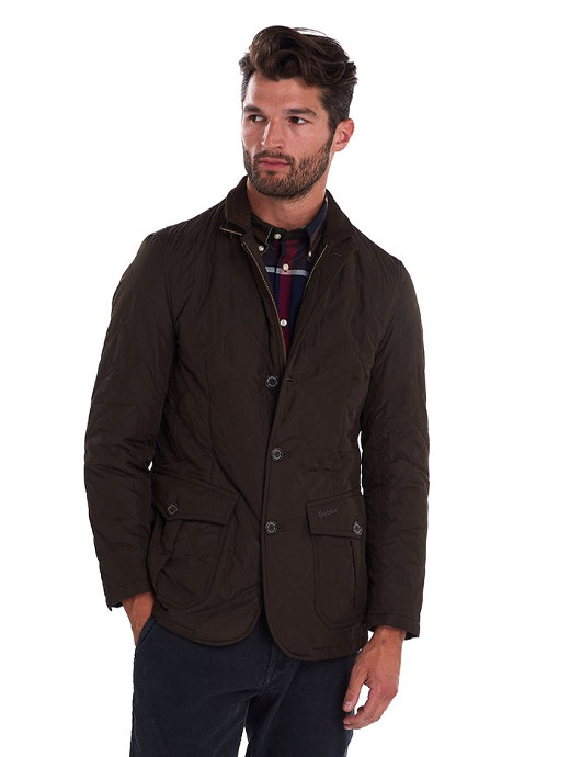 Barbour Quilted Lutz Jacket Olive | Griggs
