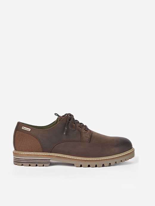 Barbour Men s Sandstone Derby Shoes Choco