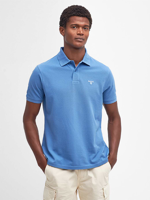 Barbour Men's Sports Polo Federal Blue 