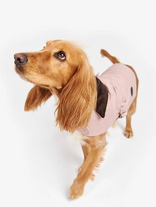 Barbour Quilted Dog Coat Pink