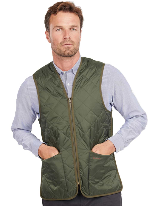 Barbour Men s Polarquilt Waistcoat Zip In Liner Black