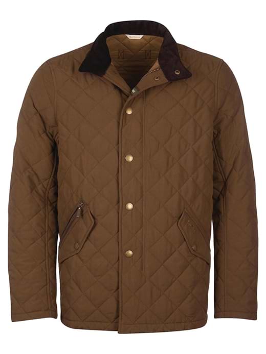 Barbour Men s Shoveler Quilted Jacket Dark Sand