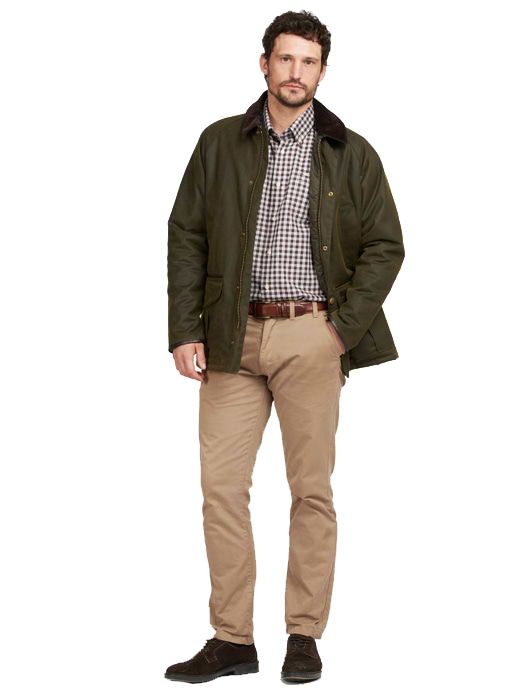 Barbour Stratford Waxed Jacket Olive