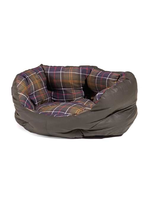 Barbour Wax Cotton Dog Bed Classic Olive Griggs
