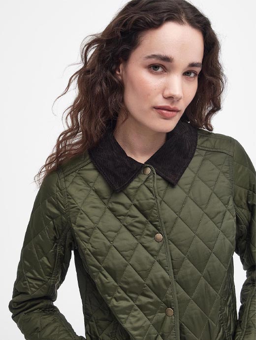 Barbour Women s Beadnell Polarquilt Jacket Olive