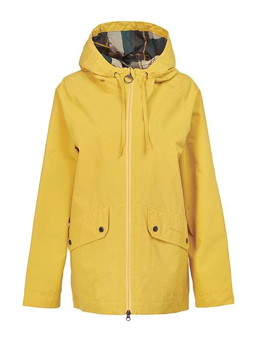 Barbour yellow jacket womens hotsell