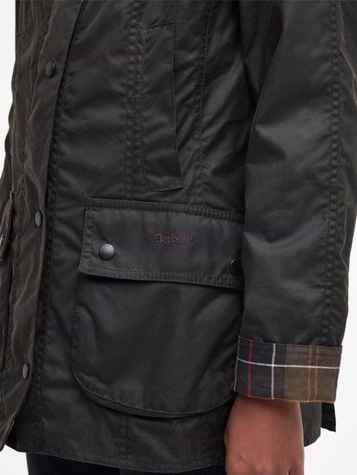 Barbour classic beadnell discount wax jacket olive