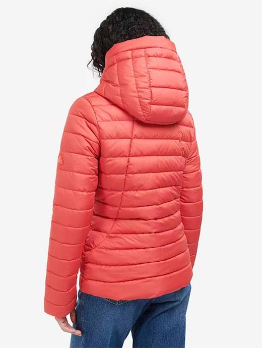 Barbour jeans top womens red