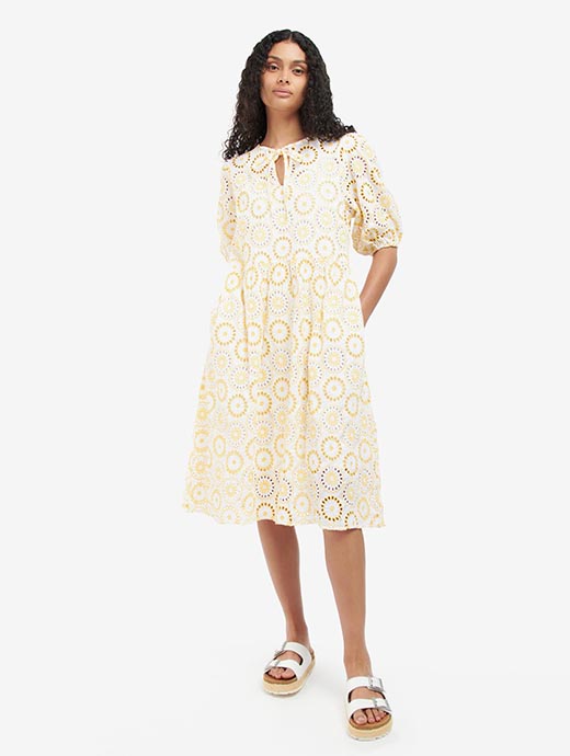 Barbour dress yellow hotsell