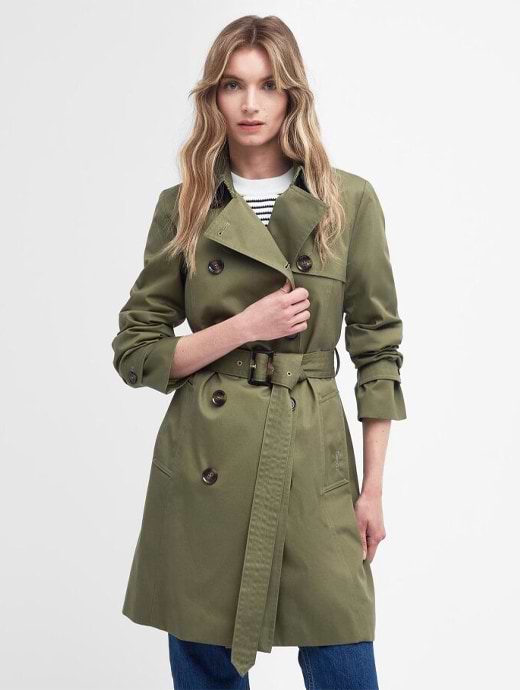 Showerproof coat top