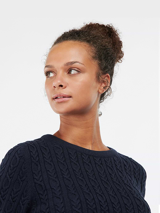 Barbour jumper new arrivals womens navy