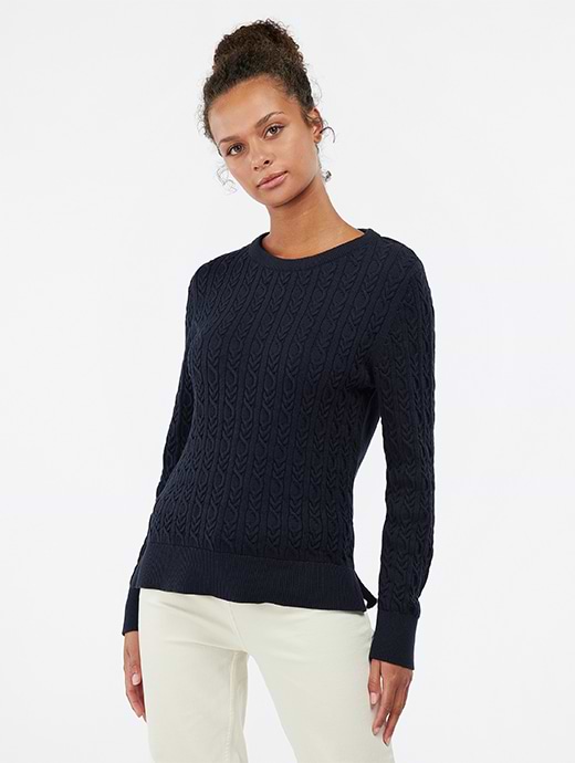 Barbour jumper shop womens gold