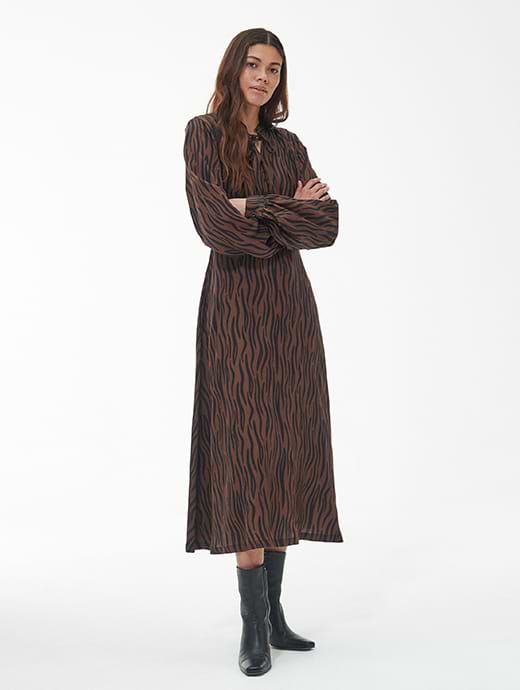 Barbour Women s Holkham Midi Dress Multi