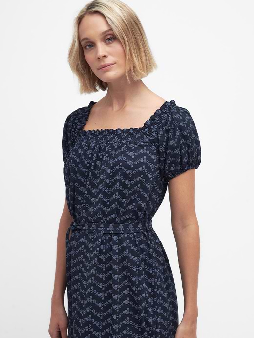 Barbour dress store navy