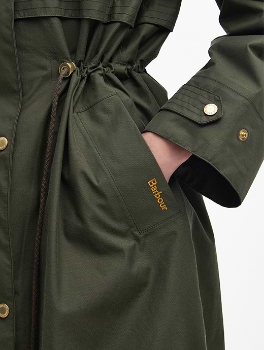 Barbour waterproof sale jacket womens olive