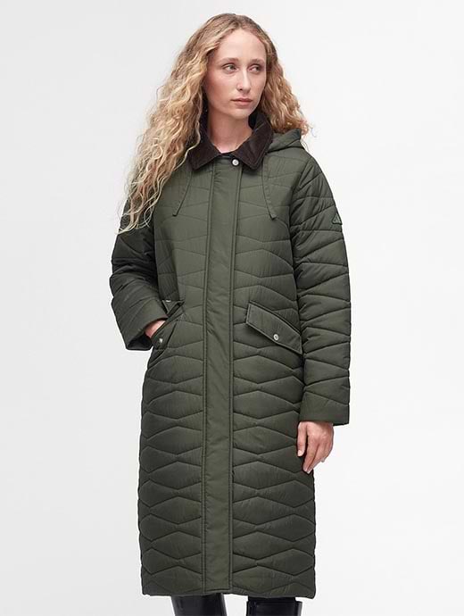 Barbour Women's Oakfield Quilt Olive