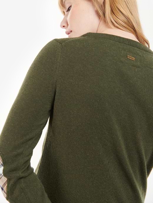 Barbour jumper discount womens olive